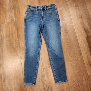 Madewell Curvy Roadtripper Skinny Jeans Denim Medium Wash Mid-Rise size 28